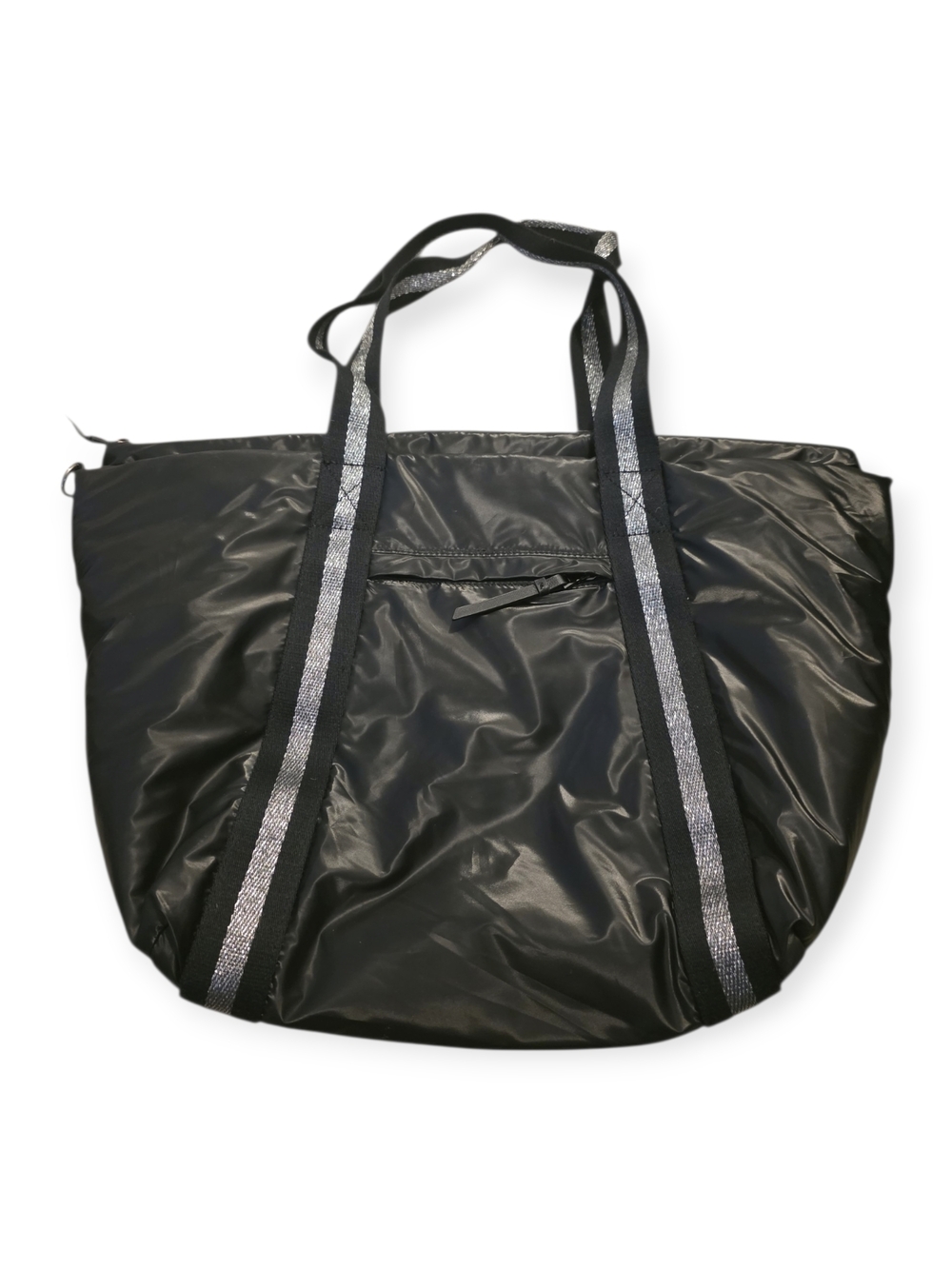 Women's NWOT Talbots Nylon Tote with zipper closure with long strap